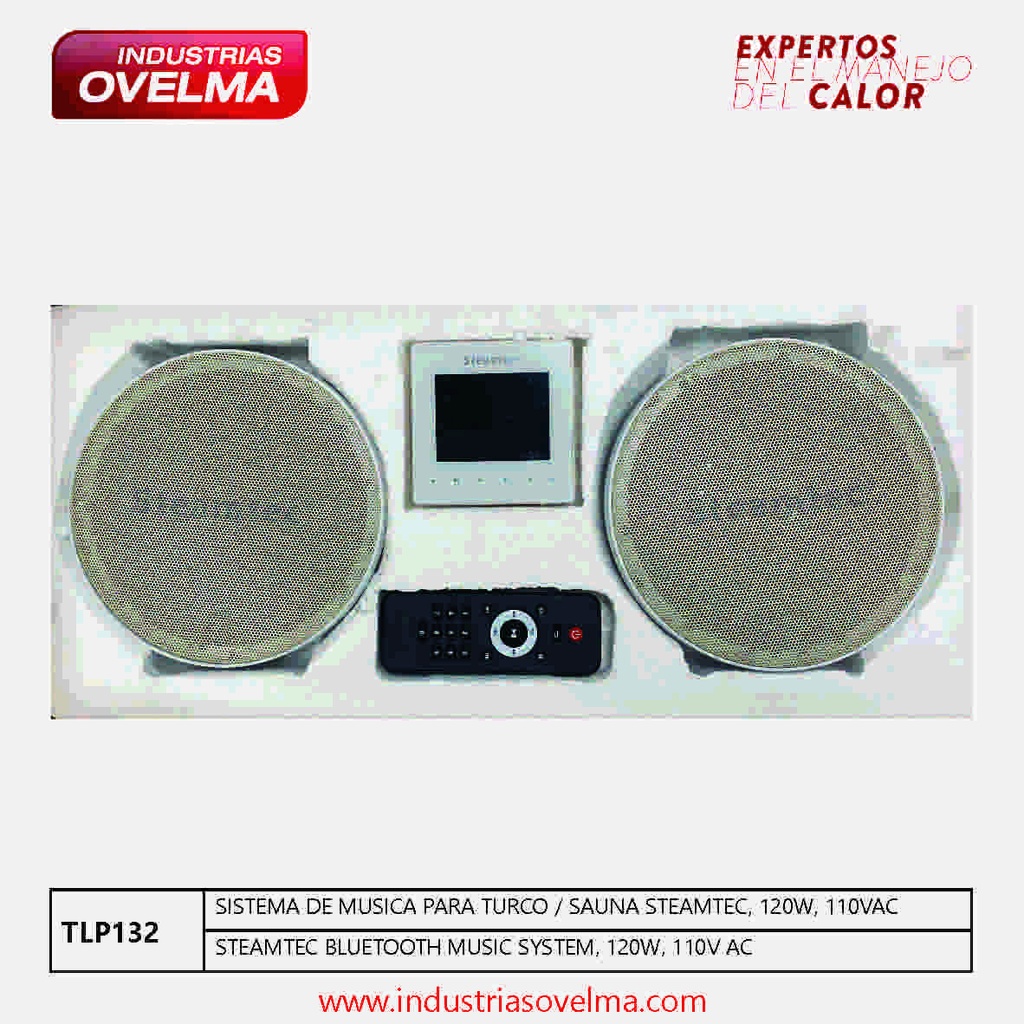 SISTEMA DE MUSICA PARA TURCO / SAUNA
