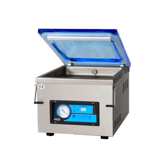 EMPACADORA VACIO DE MESA 260MM, 370W, 110V, CON PLATO PP, ACERO INOX
