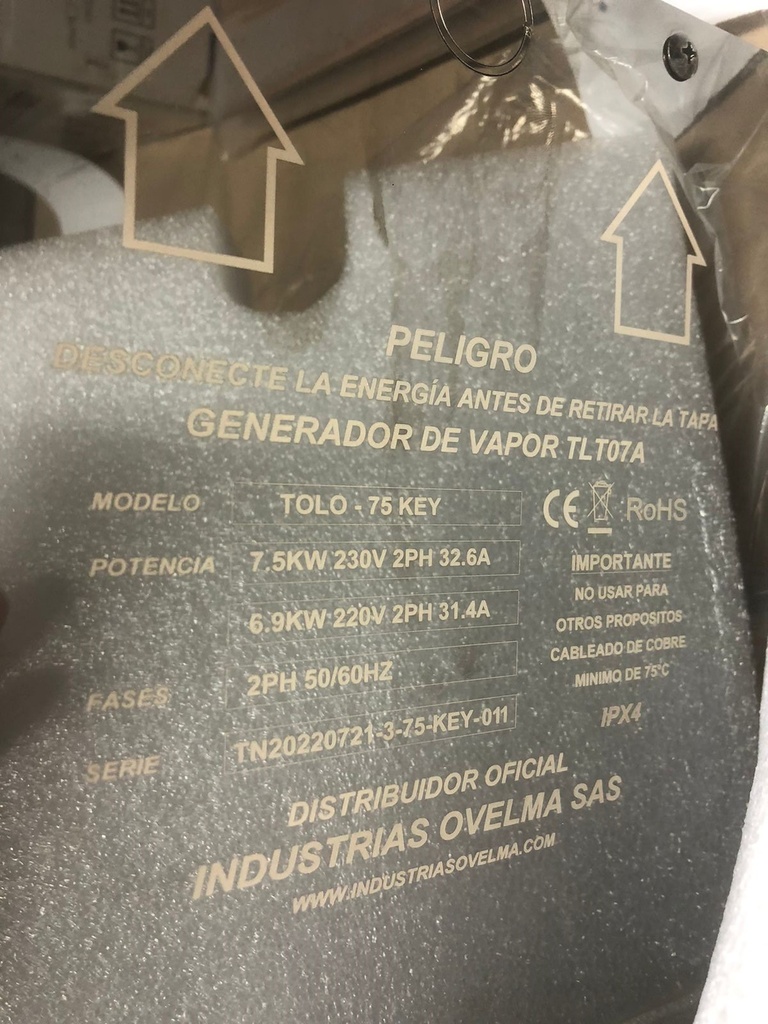 ALARMA EMERGENCIA TURCO Y SAUNA STEAMTEC