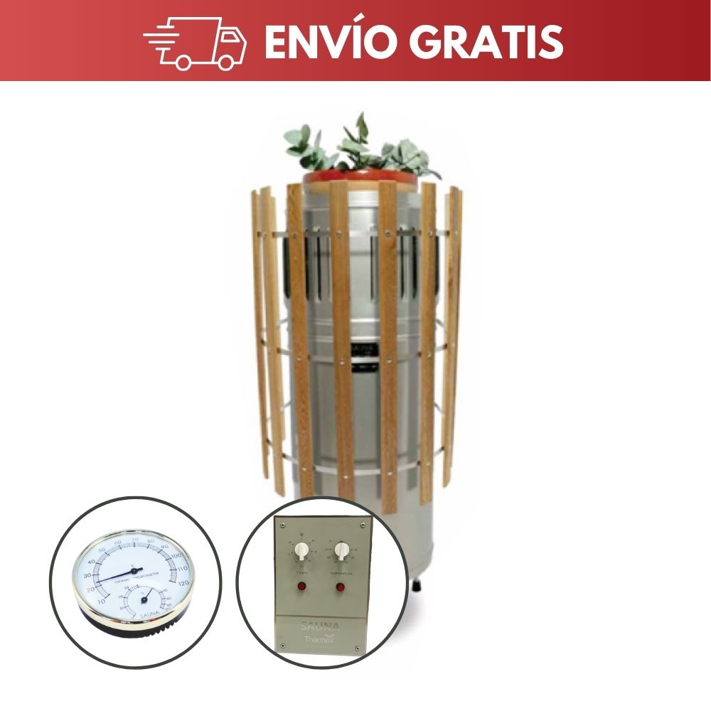 EQUIPO SAUNA THERMES 12KW 220V 2PH