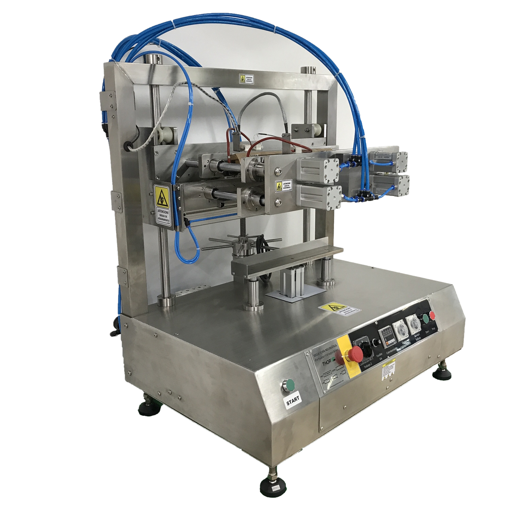 SELLADORA TUBOS COLAPSIBLES 15" (380MM) 1200W-110V NEUMATICA, INOXIDABLE, SELLO RANURADO