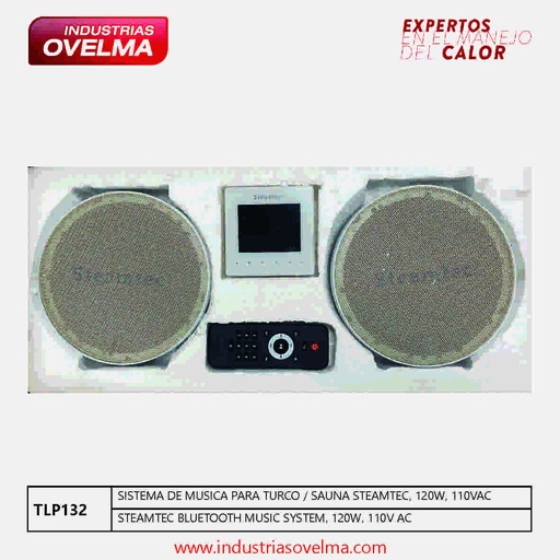 [TLP132] SISTEMA DE MUSICA PARA TURCO / SAUNA