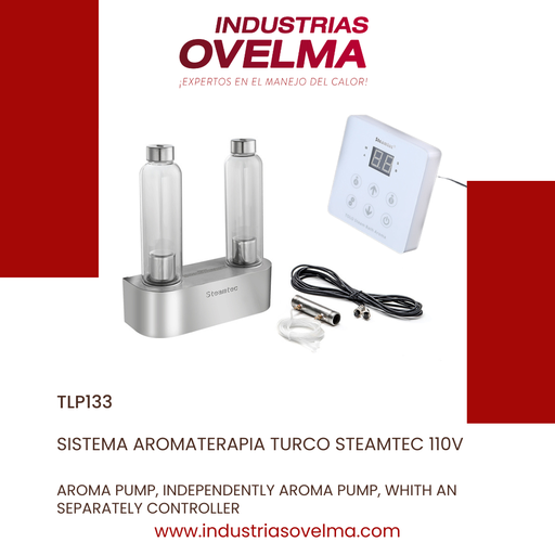 [TLP133] SISTEMA AROMATERAPIA TURCO STEAMTEC 110V